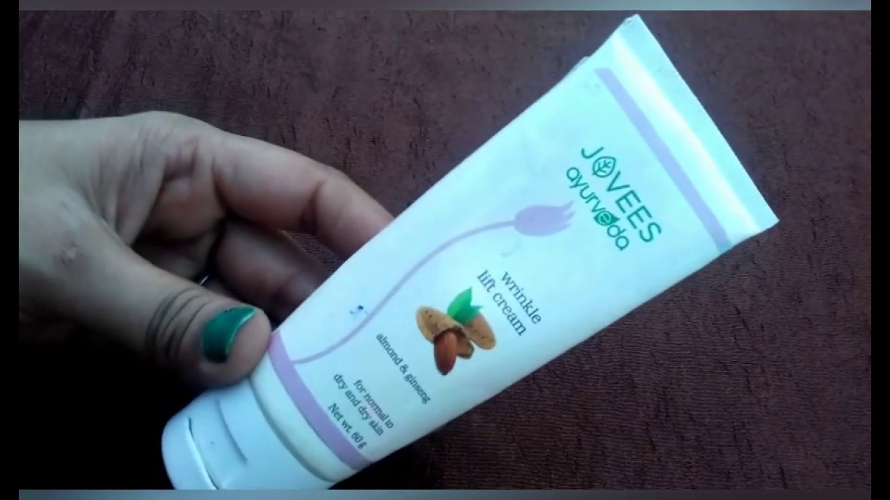 JOVEES ayurveda wrinkle life cream almond & ginseng for normal to dry