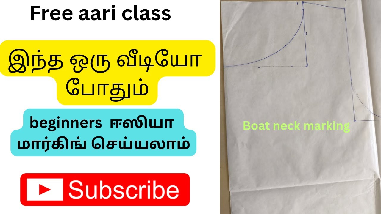 BOAT NECK MARKING FOR BEGINNERS.. DETAILED EXPLANATION 