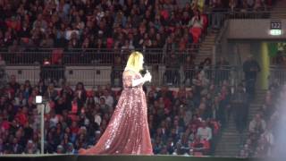 ADELE WEMBLEY STADIUM TALKING DONATE TO GRENFELL TOWER FINALE TOUR 28.06.17