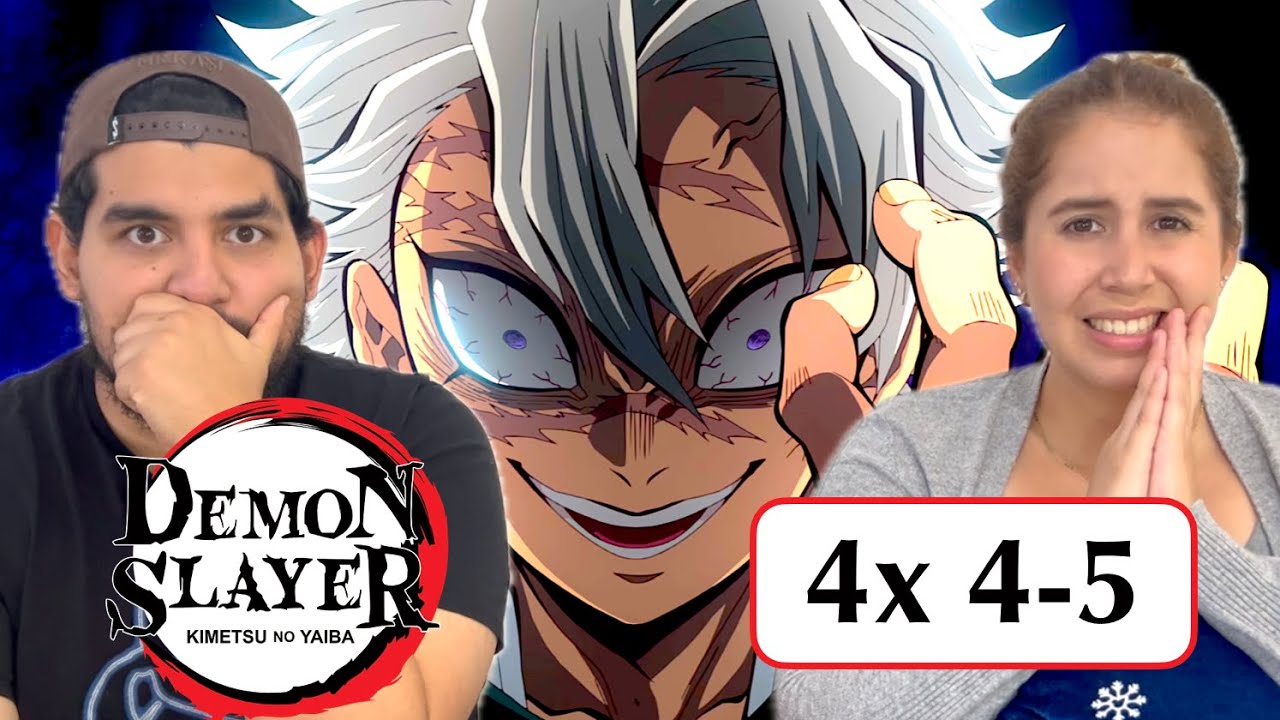 PRIMERA VEZ REACCIONANDO A DEMON SLAYER capitulo 4x 4-5