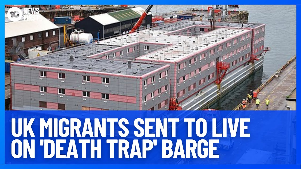 UK Government Housing Migrants On Barge Turkey Grain Silo Explosion