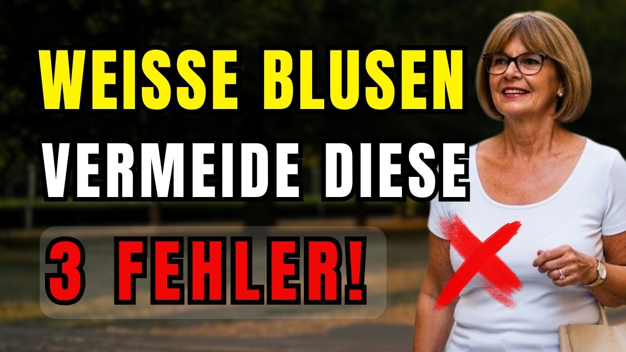 Trage nie wieder eine weiße Bluse, ohne das zu wissen.