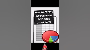 How to Create 100 Folders with 1 Click using Excel! 🚀 #shorts  #excel #exceltips #productivityhacks