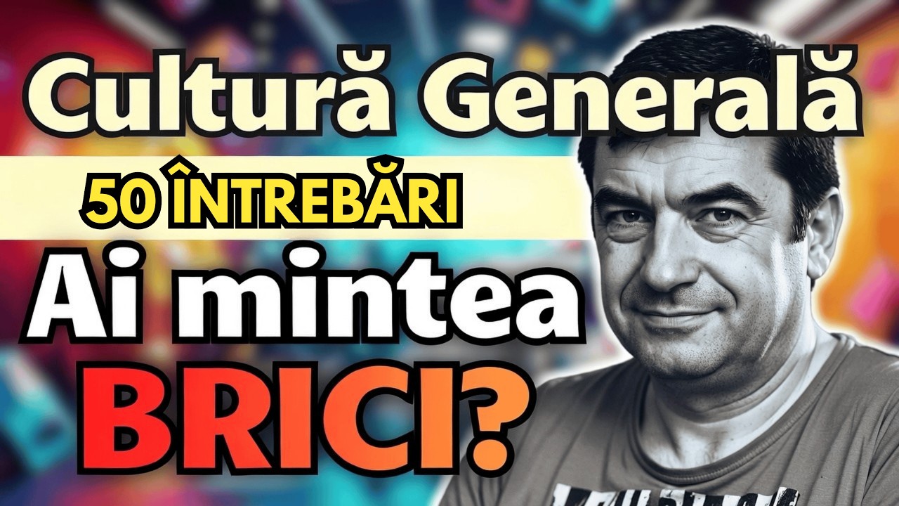 Dacă iei Peste 40/50, ai Cultură Generală BETON! #intrebarideculturagenerala