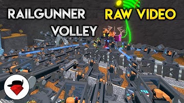 A Quad Op of Railgunners vs Void (RAW Video) | Tower Battles [ROBLOX]