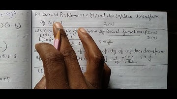 Laplace transform of J0(ax) || B.S Grewal Laplace transform problem:-21.2 Question number:-05