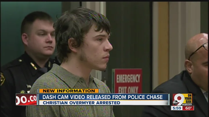 Dash cam video released from police chase