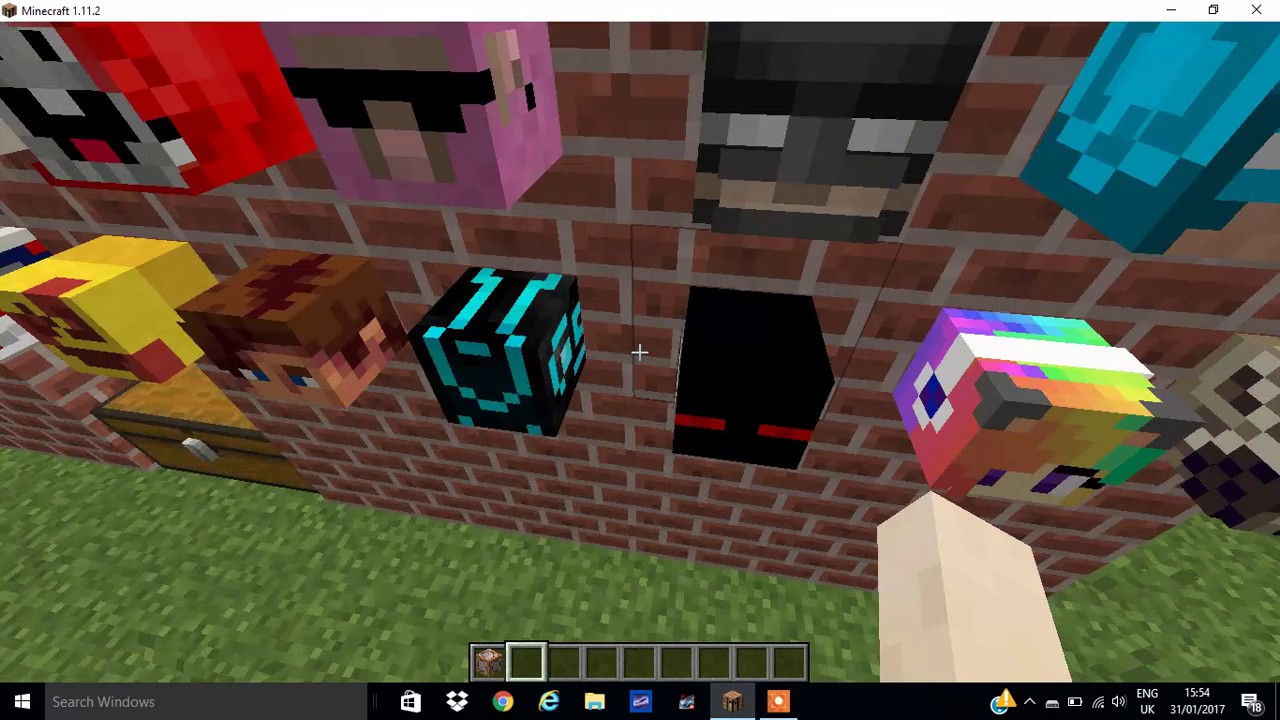 Minecraft how to get custom heads (Easy Tutorial) - YouTube