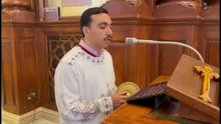 مديح انا اول كلامي اصيح السلام بصوت المعلم بولا منير برمون الميلاد 2024