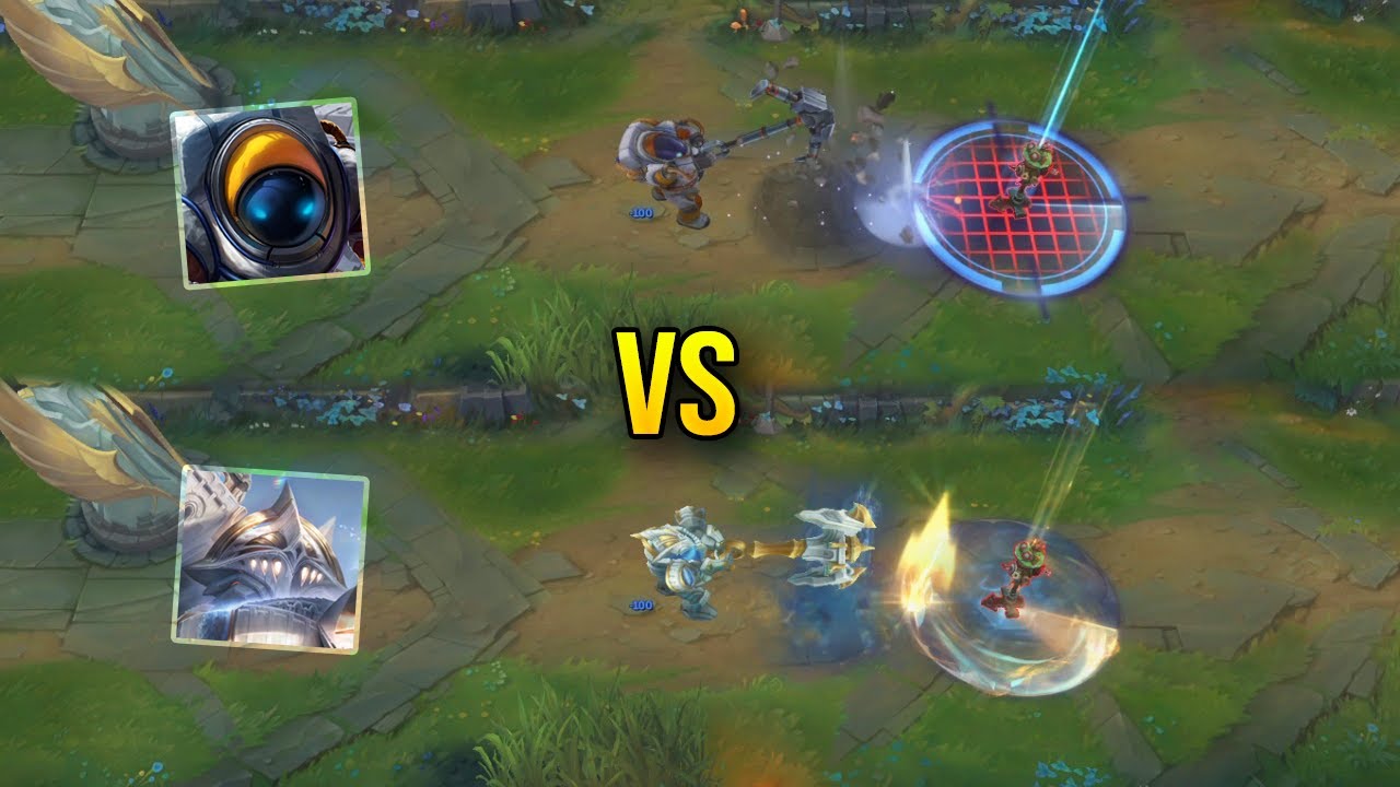 Petricite Nautilus против AstroNautilus — сравнение скинов — League of Legends