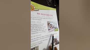 We Need Shelter |  Reading  |  Class 1  |   EVS