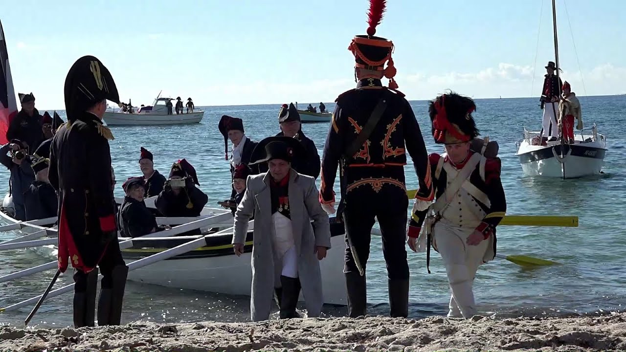 Golf Juan 2024 - lo sbarco di Napoleone, l'inizio dei 100 giorni