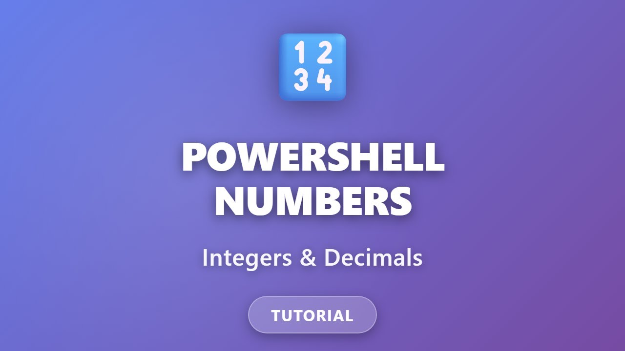 Powershell Winning Numbers PowerShell Numbers Tutorial: Integers and Decimals Explained for ...