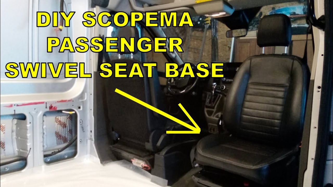 Ford Transit DIY Conversion Part 5 Scopema Passenger Seat Swivel