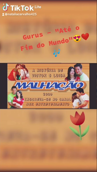 Nostalgia Malhação 2003 Tema Victor e Luíza🥰♥️🎶
