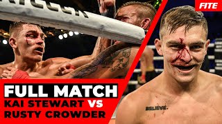 Featherweight Fireworks! Kai Stewart vs. Rusty Crowder - BKFC 29 FULL MATCH #boxing