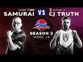 Samurai (Ryu) vs. CJ Truth (Necalli) - Bo3 - Street Fighter League Pro-US - Season 3 Week 14