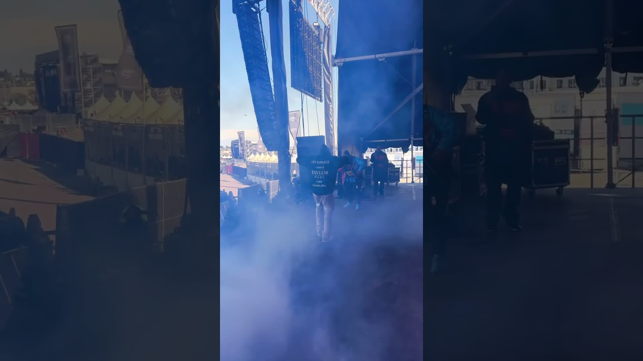 EastSide K-boy C walking through Rolling Loud 