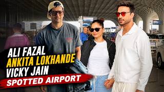 Ali Fazal, Ankita Lokhande With Husband Vicky Jain Spotted At Airport