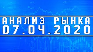Видео Анализ рынка на 07.04.2020 + Нефть + Доллар + Опек (автор: Биржевик // канал о рынке акций)