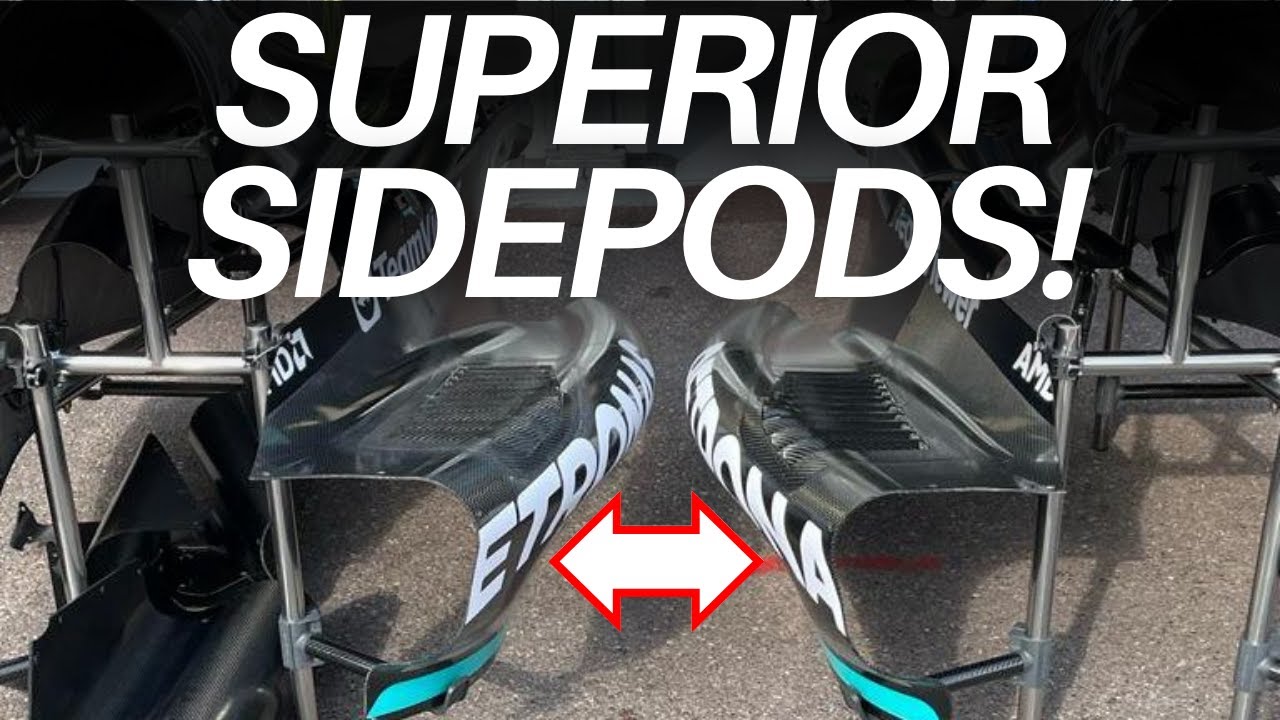 Первый взгляд на БЕЗУМНЫЕ новые боковые понтоны и подвеску Mercedes! | Новости Формулы-1