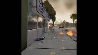 WTF! Rocket Launcher Misfire in GTA San Andreas (Definitive Edition) #Shorts