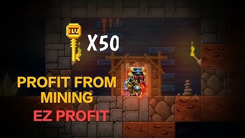 PROFIT FROM MINING(USING 50 GOLD KEY) |Pixel World