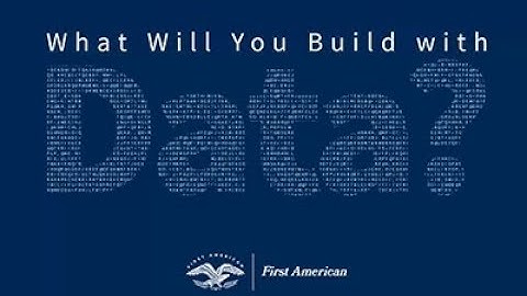 What Will You Do With Our Data by First American?