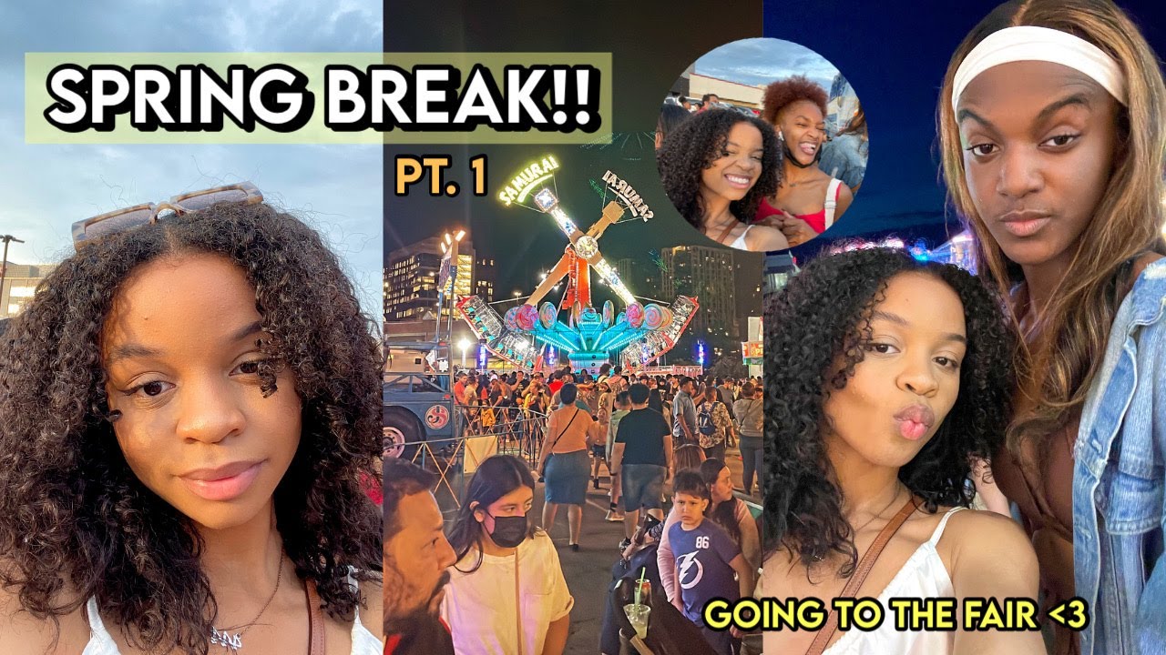 FAIR DAY VLOG | Spring Break 2022 - YouTube