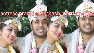 Actress Pranitha Subhash Marriage Pics ,
