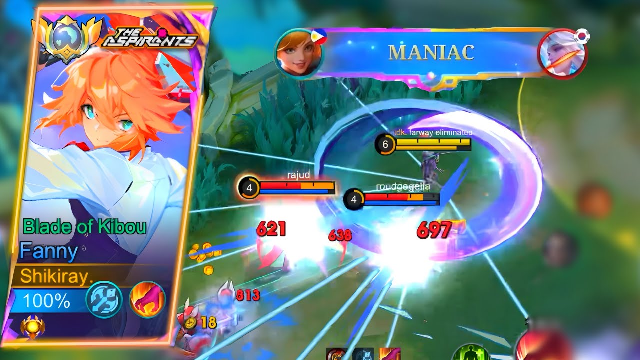 МАНЬЯК!☠️ ФАННИ АСПИРАНТ! FULL GAMEPLAY! MOBILE LEGENDS BANG BANG