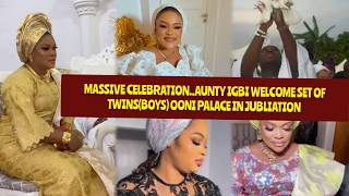 MASSIVE CONGRATULATIONS TO OONI & OLORI MIRIAM AS THEY WELCOME SET OF TWINS BOYS IN PALACE