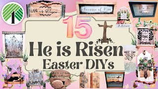 15 *Must See* Dollar Tree Christ-Centered Easter Crafts & DIYs • Mega Compilation Video #Heisrisen