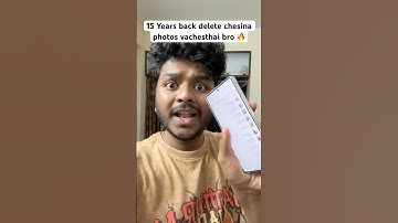 15 Years back delete chesina photos vachesthai bro 🔥| Unbelievable Photo Recovery Trick 📱#shorts