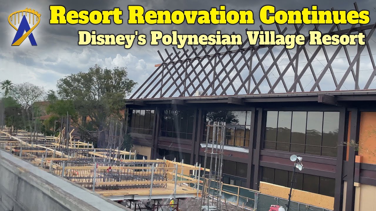 Disney's Polynesian Village Resort Renovation Progress With Concept Art