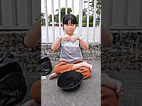 Why did she TEAR the money?! 😱#shorts #song #viral #reels #trending #sad #fyp