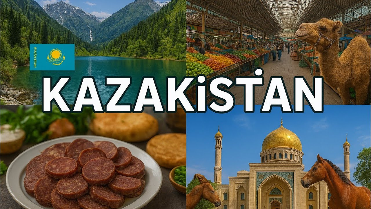 KAZAKİSTAN ; ALMATI - ALMA ARASAN - YEŞİL PAZAR-DEVE SÜTÜ-AT ETİ AHISKA TÜRKLERİ 3.BÖLÜM