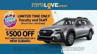 Get 0.9% on 2025 Outbacks at Fairway Subaru