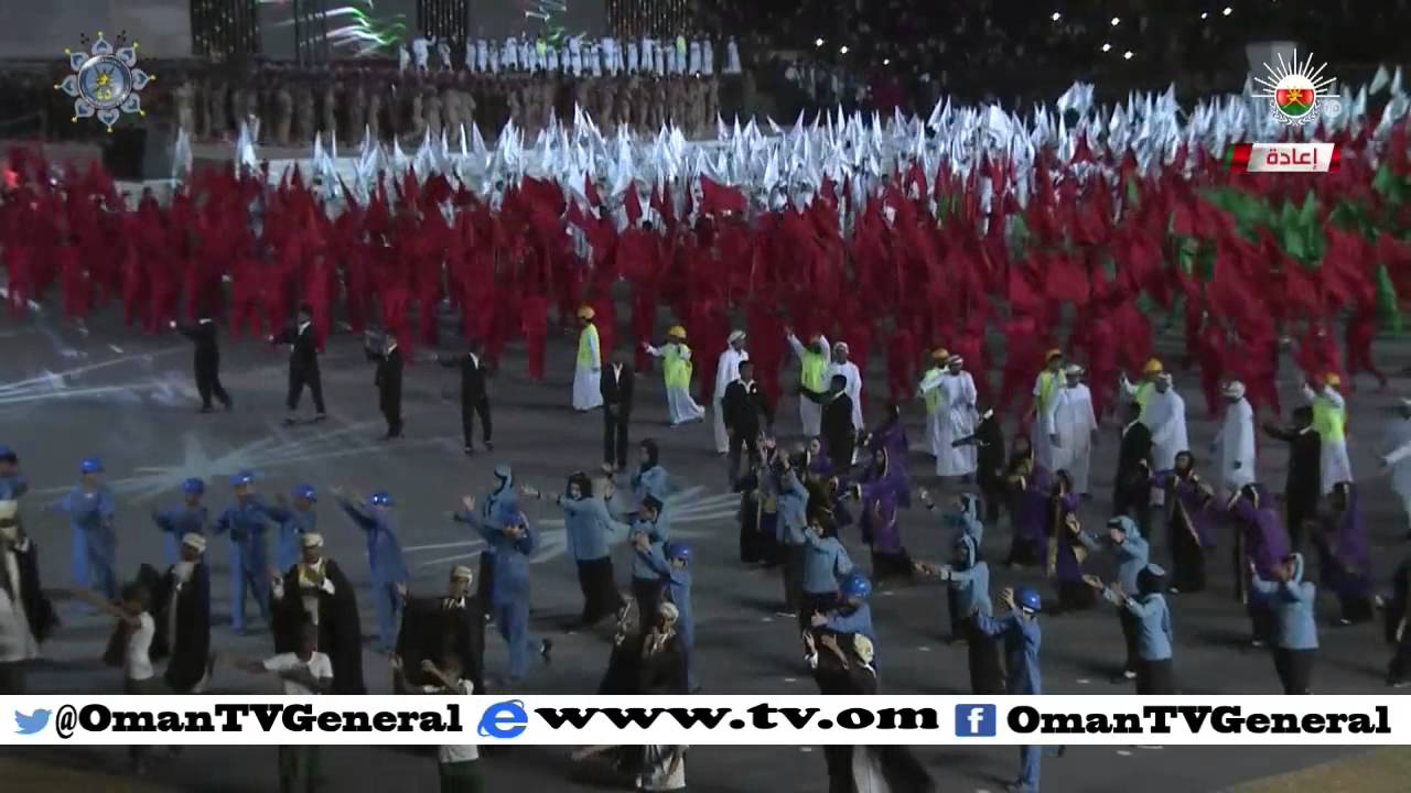 تسجيل كامل لمهرجان العيد الوطني الخامس والأربعين المجيد بمحافظة ظفار | الخميس 19 نوفمبر 2015 م