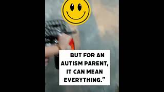 Autism milestones feel magical when the child smiles proudly at their own progress.” ✨