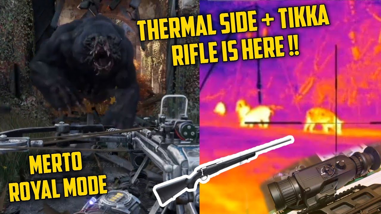 Pubg Mobile Metro Royal Mode Is Here Thermal Sight Gameplay Tikka Rifle Monsters Youtube