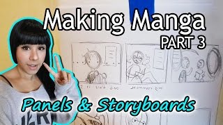 ❤How to Make Manga (PART 3)❤ Panels & Storyboards❤Rough Layouts/Sketches