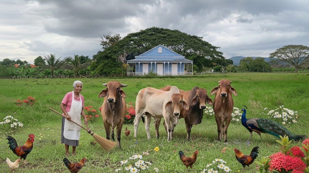 Un campo lejano en las montañas de RD con un río y una vista increíble. Final inesperado. 