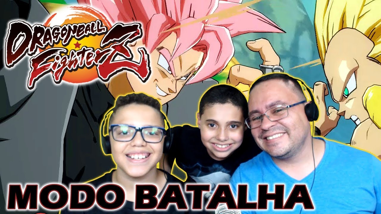 DRAGON BALL FIGHTERZ – MUITA LUTA COM MEU PAI E O MATHEUS!