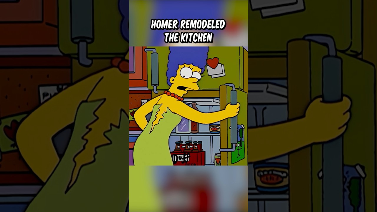 Homer remodeled the kitchen