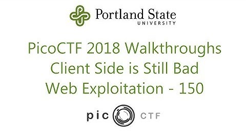 PicoCTF 2018 - Client Side is Still Bad