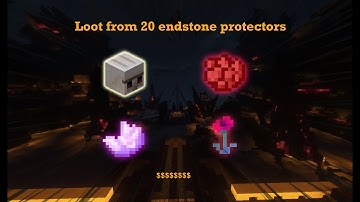 Loot From 20 End Stone Protectors | Hypixel Skyblock