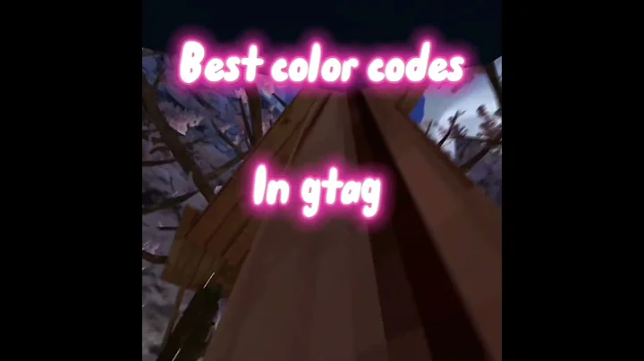Best color codes in gtag #gorillatag #vr #funny #monke #godmode #lucio #goofyahh