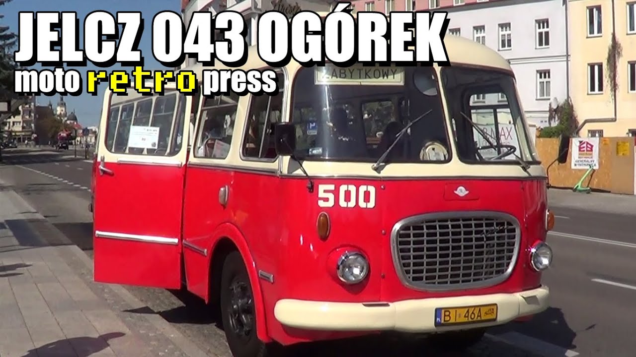 Jelcz Ogórek i przejażdżka po ulicach Białegostoku - Jelcz 043 na licencji Skody 706 RTO