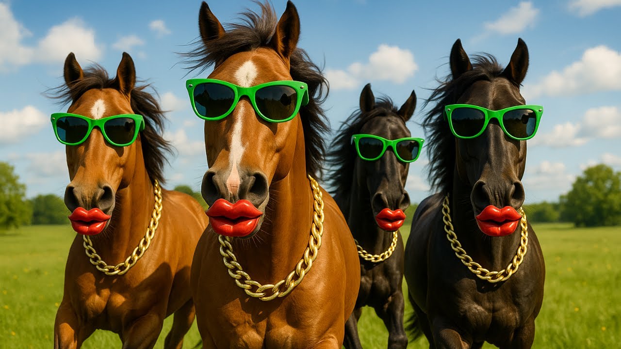 Funny Horses Playing & Having Fun 🐴 | Real Horse Adventures Compilation 2025